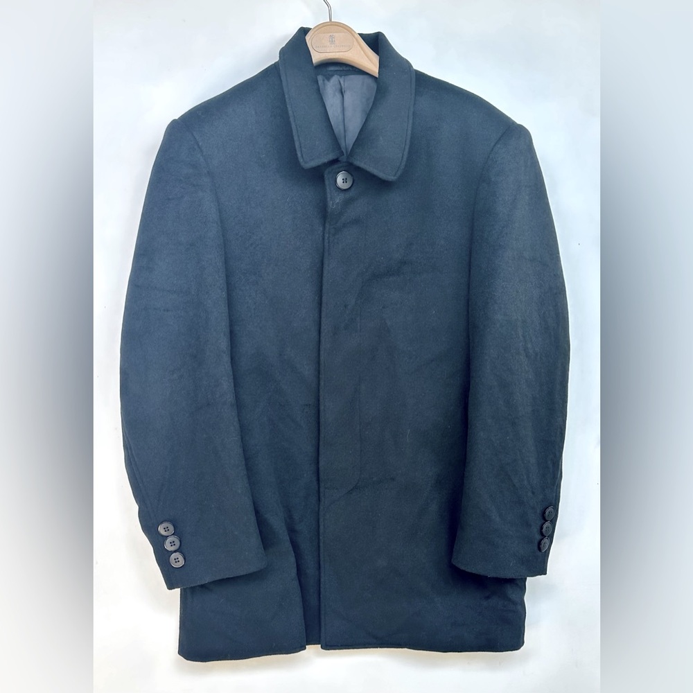 Cashmere blend Man’s Black Coat, M